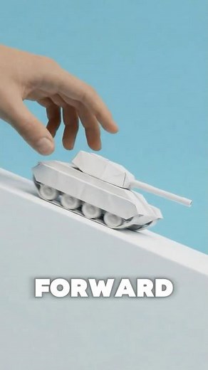 How to Make a Paper Tank That Actually Rolls 🪖