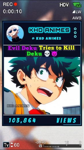 Evil Deku Tries to Kill Deku 💀😈|#anime#myheroacademia