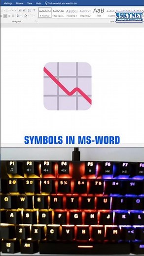 Downward Chart Symbols Shortcut Keys | Insert Symbols Quickly | Computer Tips & Tricks #shortcutkeys