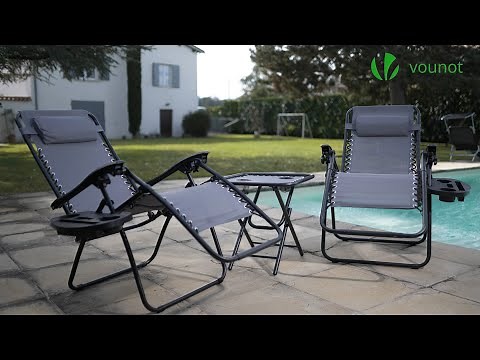Notre chaise longue inclinable : le confort absolu pour votre espace extérieur