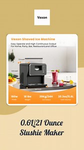 Snowflake Ice Machine, 180W Multi Shaved Ice Maker Machine, Ice Cream Maker for Home, Bar, Office, 0.6L/21 Ounce Slushie Maker, Homemade Shaved Ice, Slush, Milkshakes, 30s Fast Cooling