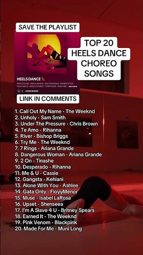 Heels Dance Choreography Heels Class Playlist