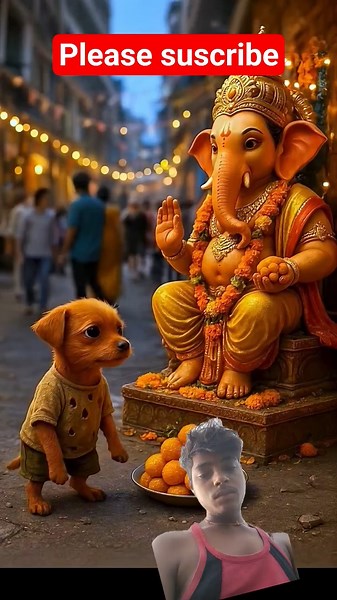 poor papy is ganesh baba ki seba #cartoon