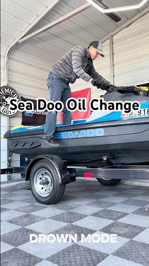 Oil Change on Sea Doo 170 GTI #seadoo #personalewatercraft #oilchange