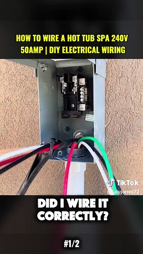How to Wire a Hot Tub Spa: 240V 50Amp Guide