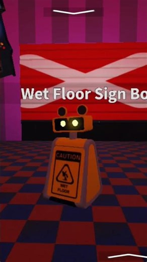 OIIA Wet Floor Sign Bot