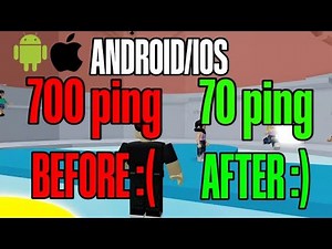Get lower ping In Roblox! (Mobile) #ios #android #ping