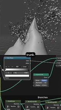 Day 13 of Learning Geometry Nodes | Tree Looks Chunky