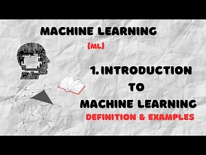1. Introduction To Machine Learning | What Is Machine Learning? | ML #machinelearning #notes