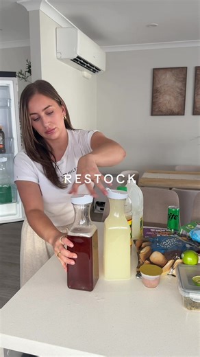 Restocking the Fridge and Pantry After Aldi Shopping