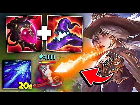 ASHE, BUT I SHOOT AN ARROW THAT BURNS YOU FOR 3000 DAMAGE! (NEW AP ASHE BUILD)