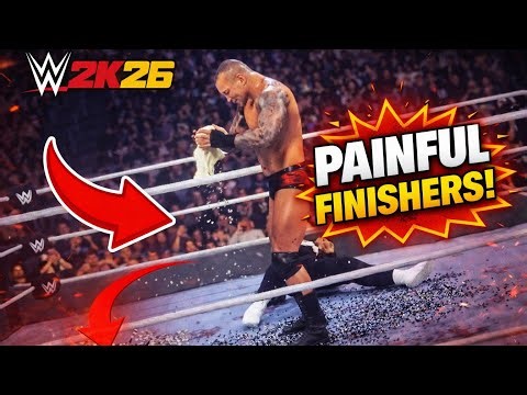 WWE 2K26 – Most BRUTAL Thumbtack Finishers ! 😱