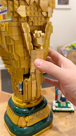 Watch the LEGO World Cup Come Together #lego #worldcup #football