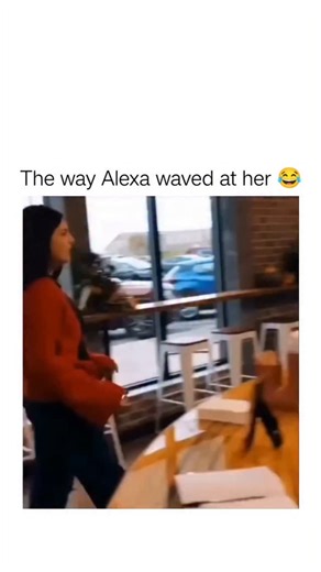 Viralhoodz on Instagram: "In a bustling café, a confused customer approaches the counter, scanning for the order spot. The cheeky barista deadpans, "Just place it with Alexa." Without missing a beat, she spots a sleek milk pitcher on the counter, mistakes it for a smart speaker, and leans in super close—like she's whispering secrets to her Echo at home. "Uh, can I get a latte with almond milk?" she asks it earnestly. The barista smirks and clarifies, "No, that's not Alexa," nodding toward a staf