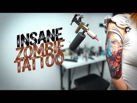 Hyper-Realistic Vampire Tattoo Transformation | Intense Color & Detail