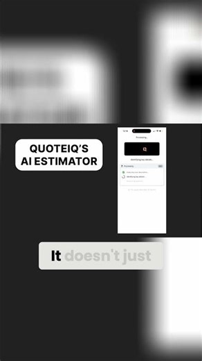 QuoteIQ AI Estimator | Game Changing Service Business Sales Tool!