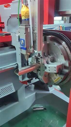 ARGUS Tube Laser on Instagram: "Round tubes in steady rotation, clean cuts out. From loading to cutting, laser tube cutting keeps the process stable and efficient. Smooth edges, consistent accuracy, less manual adjustment — built for everyday production of round tubes used in frames, guardrails, and structural parts. #RoundTubeCutting #LaserCuttingMachine #MetalTubeProcessing #TubeFabrication #FactoryWork"