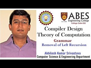 Removal of Left Recursion from Grammar