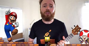 If you're into video games, check out this awesome Super Mario theme cover by The Ukulele Teacher and catch some of that old school, retro vibes!🎮🎸 | Ortega Guitars