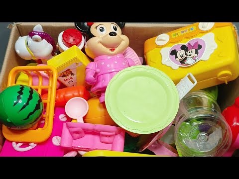 07:00 Minutes of Minnie Mouse Kitchen Set Toy Unboxing | Satisfying ASMR
