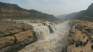 中国黄河航拍全景一定要看到最后太壮观了