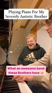 13K views · 492 reactions | Here’s some daily inspiration. The bond this Brother has with his autistic sibling is so heartwarming. It shows us how those on the spectrum can open up, when surrounded by love, acceptance and quality time sharing a common interest.  #autismacceptance #autismsiblings #autismsupport Learn more ways to connect with your child here: https://online.autismtreatmentcenter.org | Autism Treatment Center of America | Facebook