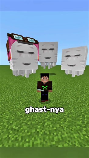 Bringing lots of happy ghast in minecraft #shorts #minecraft