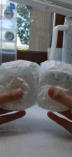 ☁️💖 DIY Slow Rising Marshmallow Squishy! So Satisfying ✨ #unboxing #diy