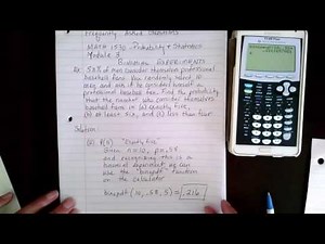 Using the Binopdf and Binocdf Functions To Solve Binomial Probabilities