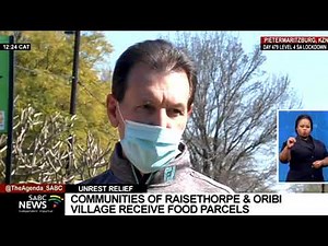 Food parcels for Pietemaritzburg communities