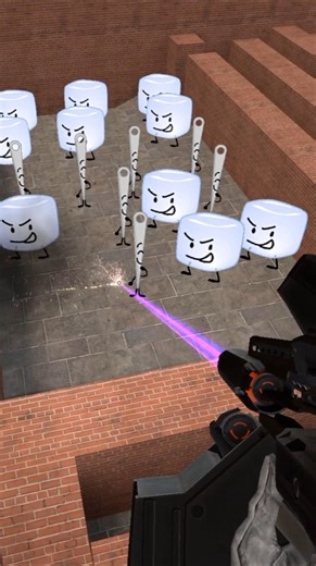 ICE Cube Nextbot in Big maze#nextbots #gmod #funny