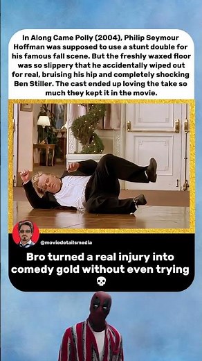 Philip Seymour Hoffman’s Fall Was Completely Real 😭 | Along Came Polly (2004)