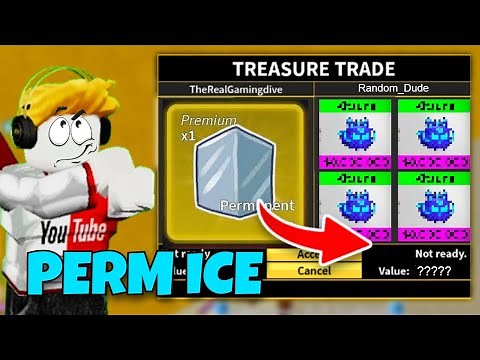 Trading PERM ICE for 24 hours! | Blox fruits