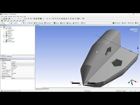 ANSYS Design Modeler Tutorial 4- Revolve