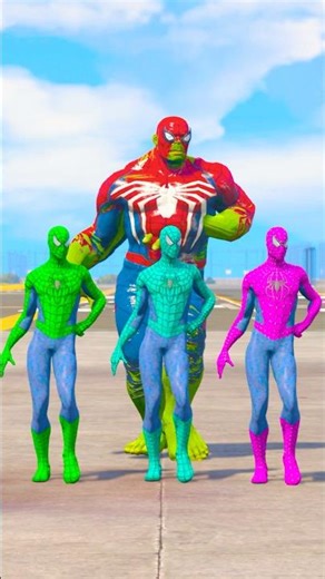 MCU SPIDER-MAN TEAM VS MCU IRONMAN TEAM BATTLE MATCH WHO IS STRONGEST 💪 #259 #shorts