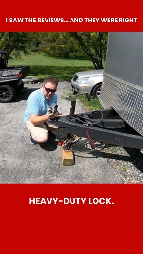 8.6K views | That flimsy lock you have on your trailer? It’s nothing compared to AMP Lock – and thousands of customers agree!  With over 240,000 satisfied customers and 97% positive feedback, AMP Lock is the trusted choice for real trailer protection. ✅ Heavy-duty. Built to last. Theft-proof. Real trailer owners have already made the switch. Now it’s your turn.  | AMP Lock | Facebook