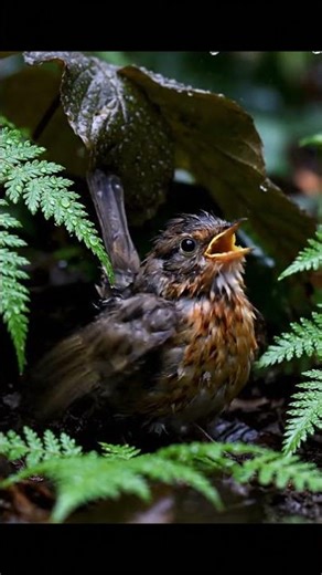 Baby Bird's Cry for Help! Can We Save It? 🙏💔 #shorts