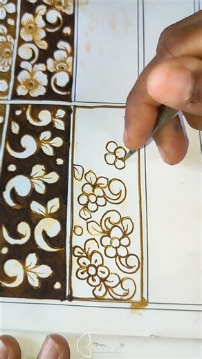 Mehendi Cutwork tutorial #banglamehndiclass #mehndi #hennacourse #hennatraining #shortvideo #short