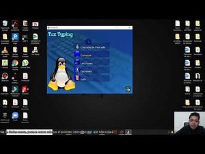 Escribiendo con TUX TYPING