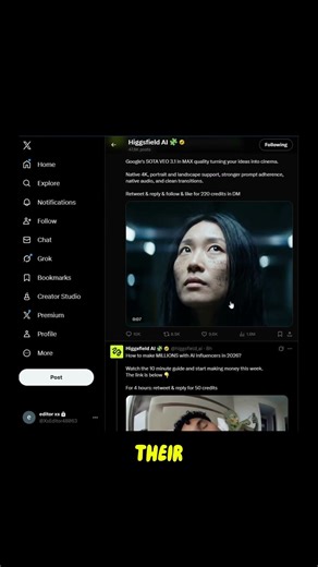 Get Free Credits on Higgsfield AI #aivideo #aivideogenerator #aitools #freeai #shorts
