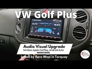 VW Golf Plus Functions, Audio Upgrade KENWOOD DMX8021DABS Wireless CarPlay, Android Auto #vw #vwgolf
