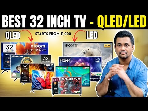 Top 5 Best LED TV 32 Inch | Best QLED TV 32 Inch 2025 | Best 32 Inch Smart TV 2025 Buying Guide