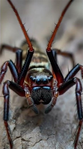 “Dangerous Tarantula 🕷️ | Close-Up Macro Shot | Spider Lovers Must Watch!”
