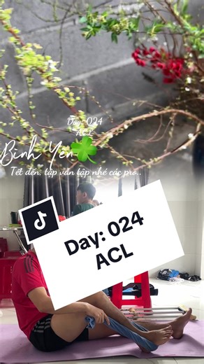 Day: 024 ACL “ tết đến cận rồi, ae ta vẫn tập đều đừng bỏ nhé”#l3p #acl #dutdaychangcheotruoc #daychangcheotruoc #chanthuongthethao