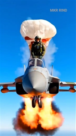 Engine Fire! F-15EX Pilot Forced to Eject.#F15EX #FighterJet #JetEjection #aivideo #viralvideo