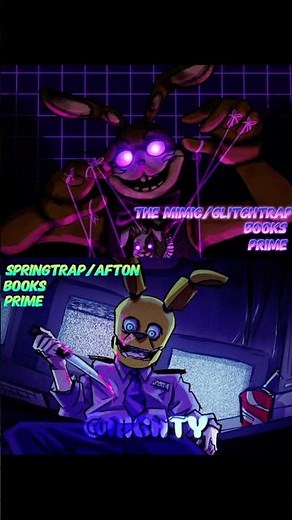 Glitchtrap vs William Afton #battles #fnaf #fivenightsatfreddyscharacter #edit