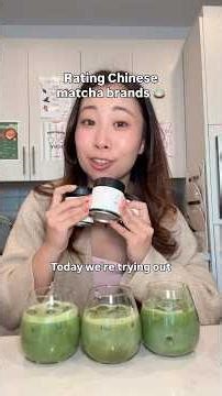 Rating matchas I got from China 😱 would you try any of these? #matcha #matchapowder