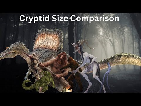 Legendary Cryptids Unveiled Size Comparison: Meet the Things Go Bump In the Night