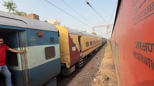 1.2M views · 10K reactions | Paralllel racing trains of Indian railways | IRFC SATYA | Facebook