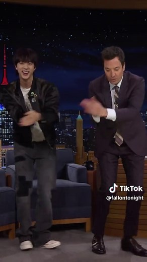BTS' Jin Teaches Jimmy Fallon the Super Tuna Dance